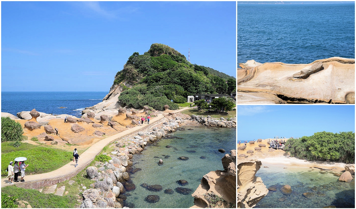 新北萬里野柳地質公園。知名景點女王頭美麗海岸獨特地質景觀 @嘿!部落!