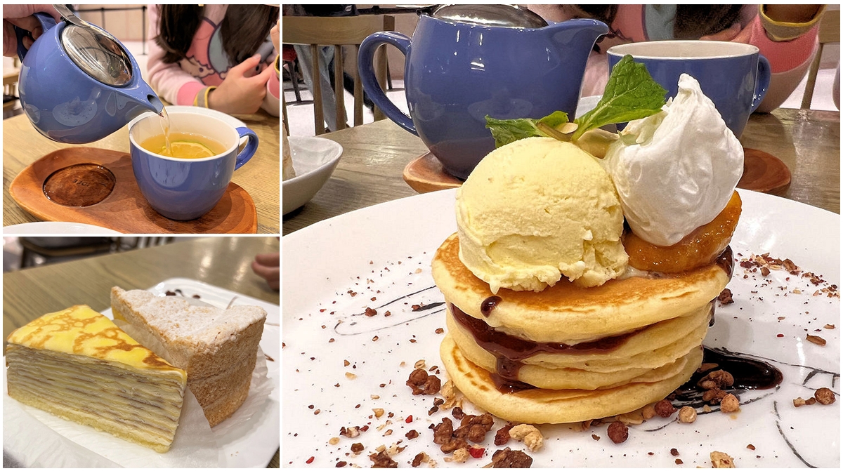 桃園大江杏桃鬆餅屋。大江購物中心日式下午茶甜點咖啡店