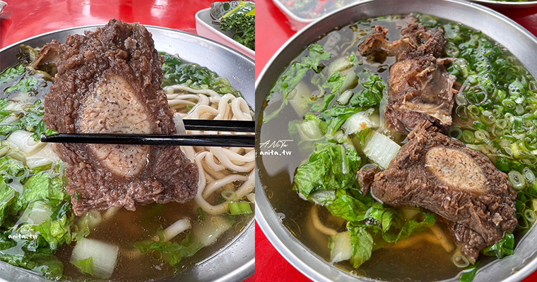 花蓮美食｜鳳林人氣美食「孫叔叔牛骨牛肉麵」清燉湯頭、大塊牛骨豪邁吃