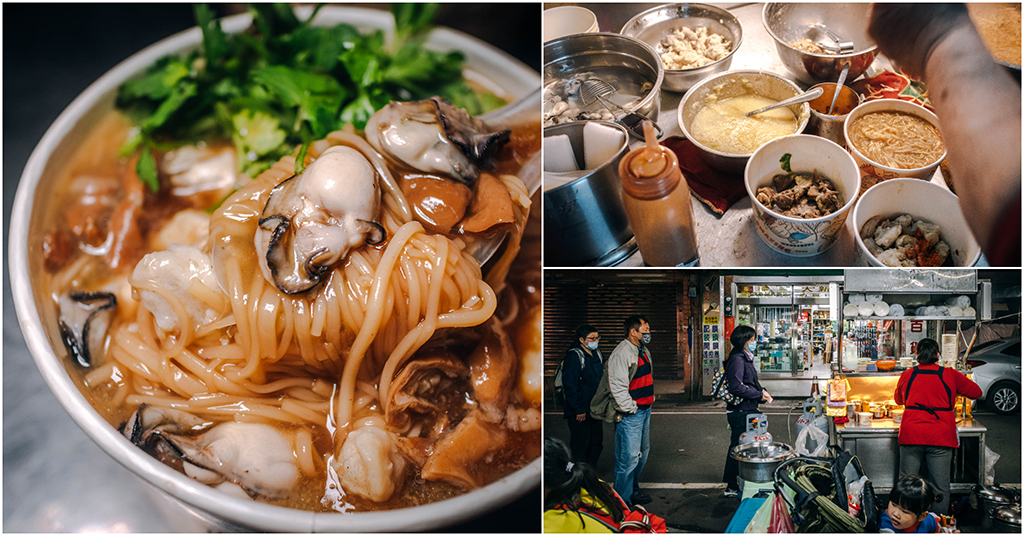 七堵OK大腸蚵仔麵線．基隆七堵美食｜巷弄隱藏版深夜麵線羹！在地人超愛～幾乎天天排隊！風味濃郁蚵仔超肥美！七堵美食推薦～中肯‧食記！ @嘿!部落!