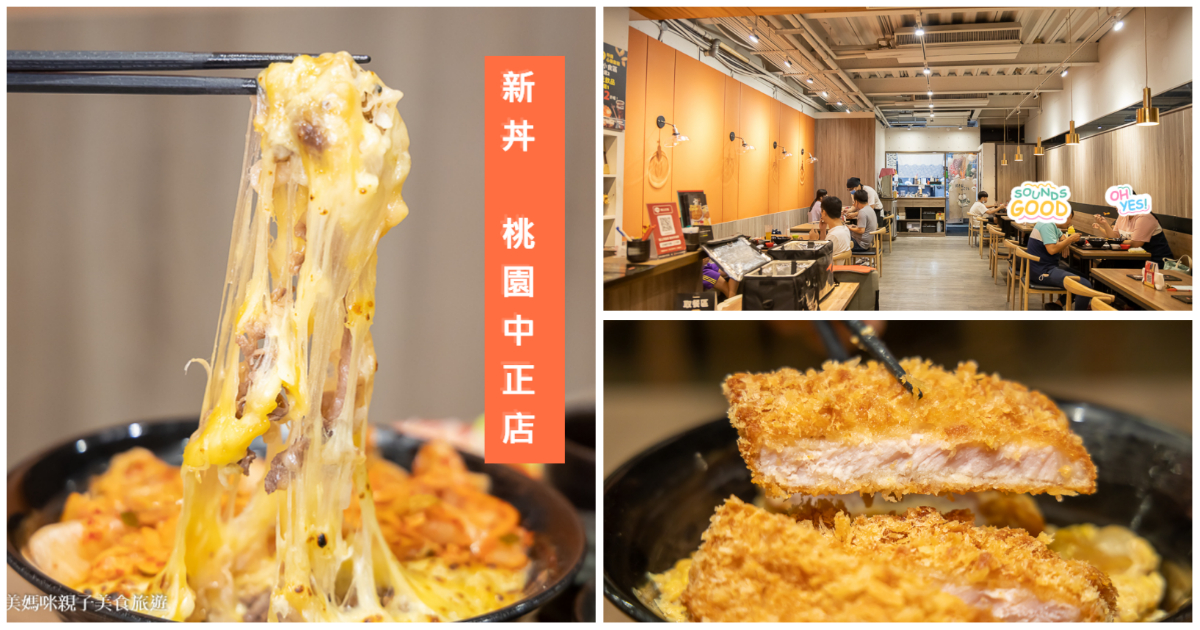 桃園美食 新丼-專門賣創意丼飯，多達26種丼飯選擇，料好實在好平價! @嘿!部落!