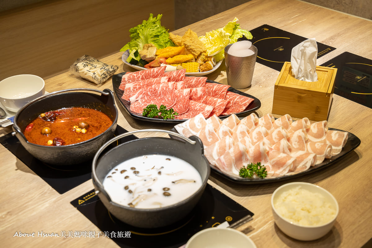 台北松山區午餐晚餐宵夜吃火鍋 築間幸福鍋物台北復興南路店 肉質超優 50 菜盤、日本樂天冰淇淋，莫凡比咖啡吃到飽