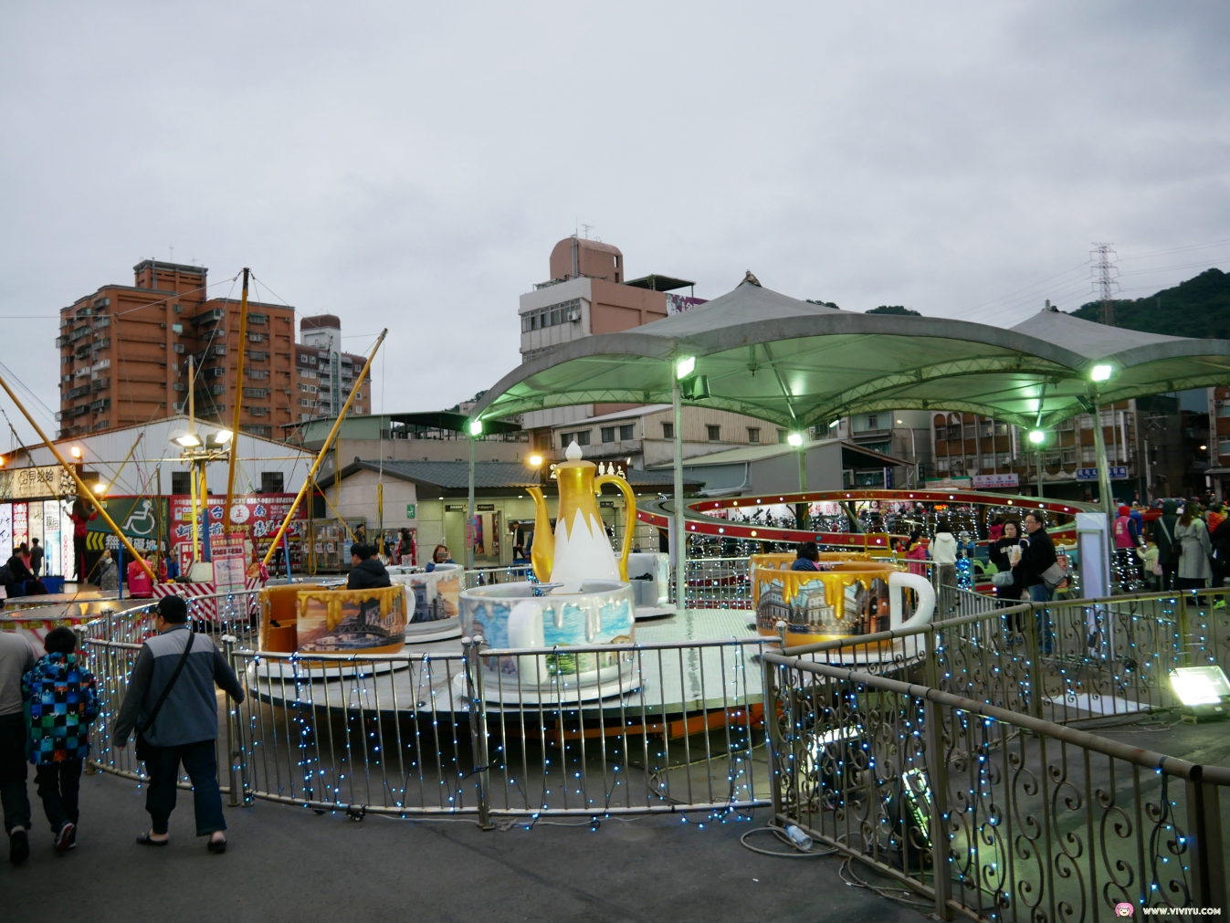 新北夜市,新北市美食,最大夜市,樹林夜市,樹林興仁花園夜市 @VIVIYU小世界