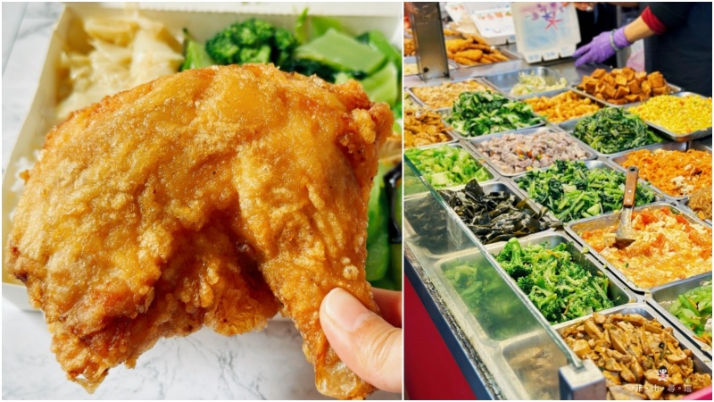 呷飯城 近20種餐盒便當通通60元 大雞腿＋四樣菜只要80元 內用還炒麵吃到飽！ @嘿!部落!