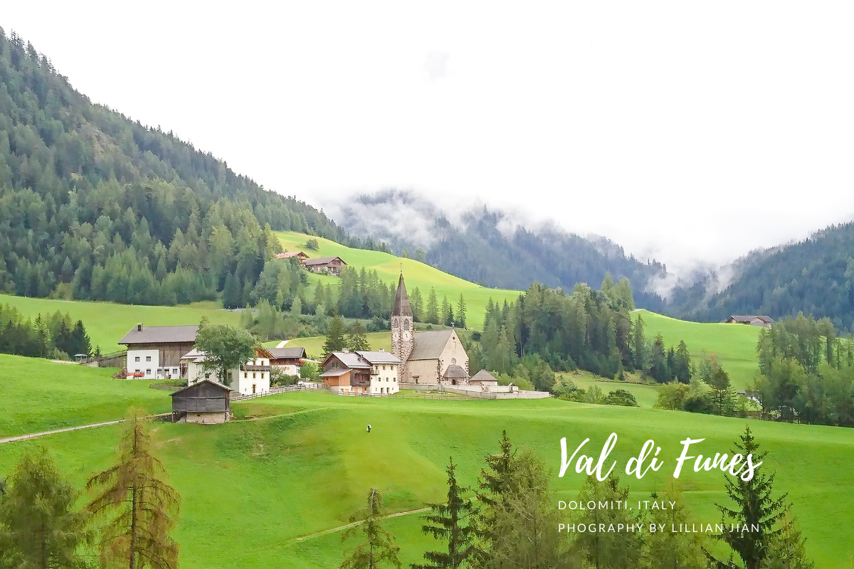 【義大利自助旅行】多洛米蒂Dolomiti的富內斯山谷Val di Funes。攝影玩家最推薦的景點之一La chiesa di Santa Maddalena