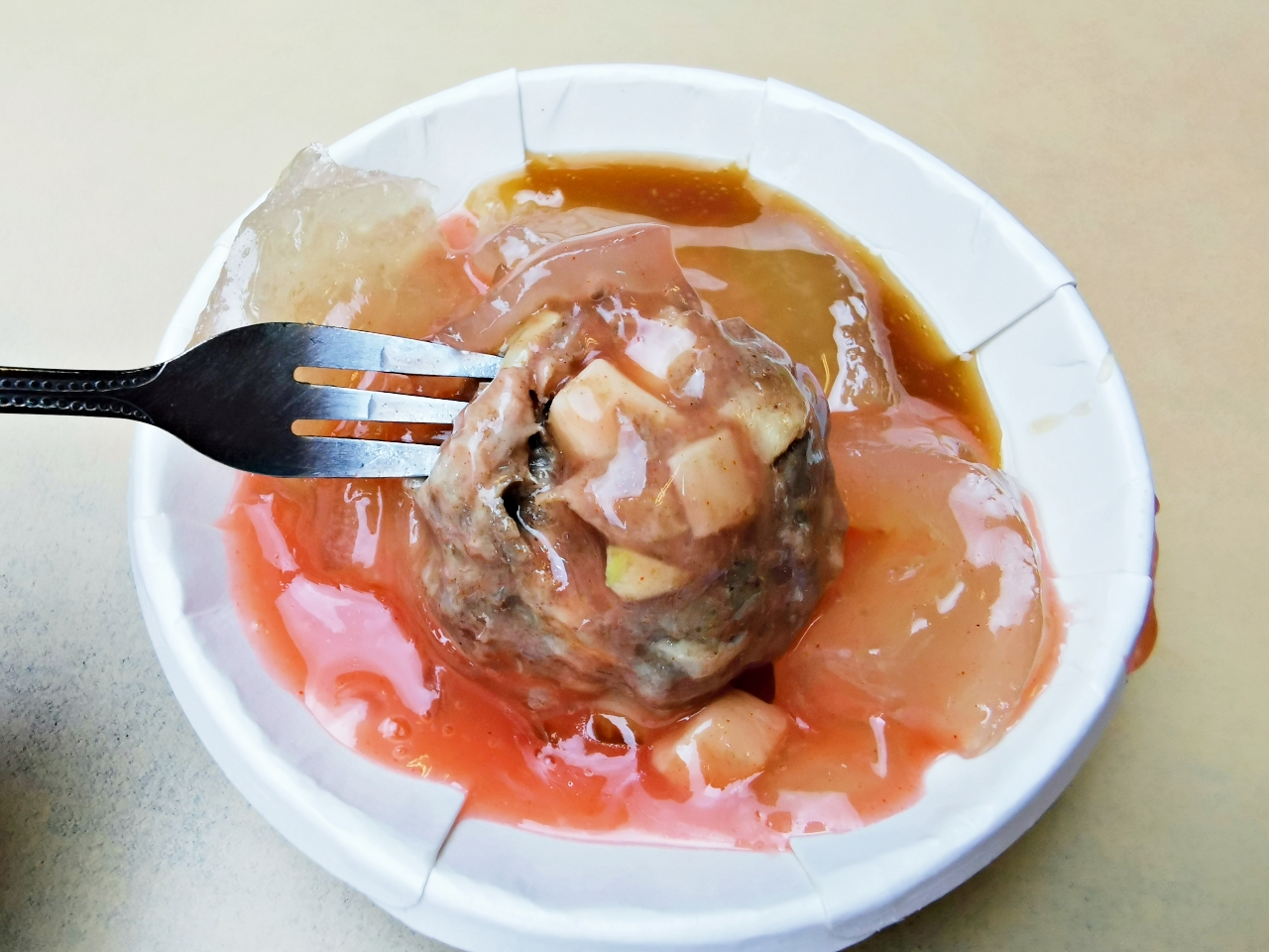 蘆洲美食：楊家手作肉圓油粿-近湧蓮寺(捷運三民高中站）