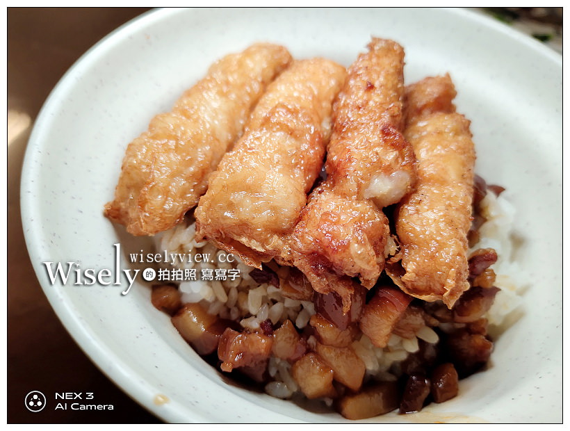 台北中山。一品魯肉飯︱現炸蝦捲飯套餐推薦，噴香滷肉汁好迷人～捷運中山國中站美食／錦州街美食