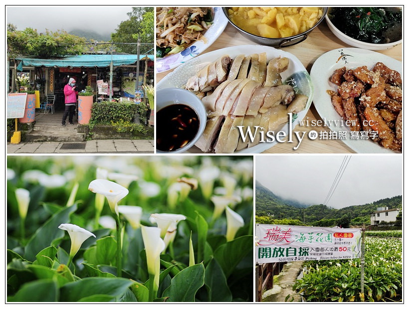 竹子湖故鄉海芋餐廳 &amp; 海芋賞花步道(瑞美海芋花園)︱陽明山美食景點一日遊～必點白斬雞肉、鹹蛋南瓜與地瓜湯～2020海芋祭 x 北投美食 x 竹子湖交通資訊 @嘿!部落!