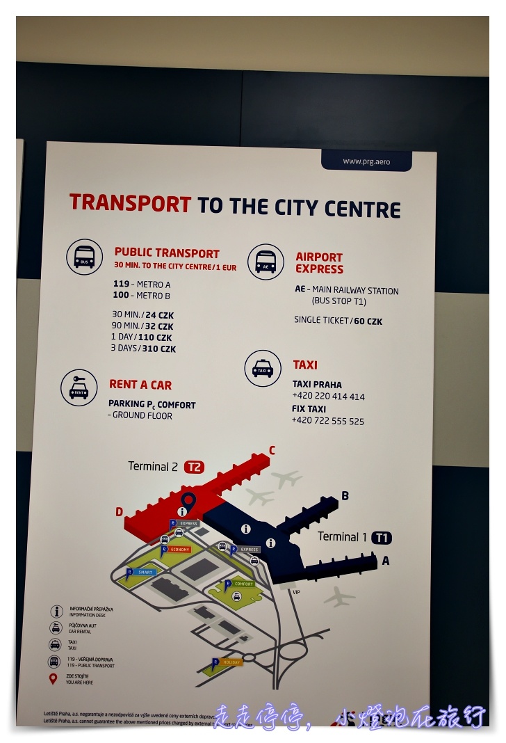 布拉格機場到市區AE｜Airport Express機場快線巴士搭乘初體驗，快速抵達布拉格火車站～ @嘿!部落!