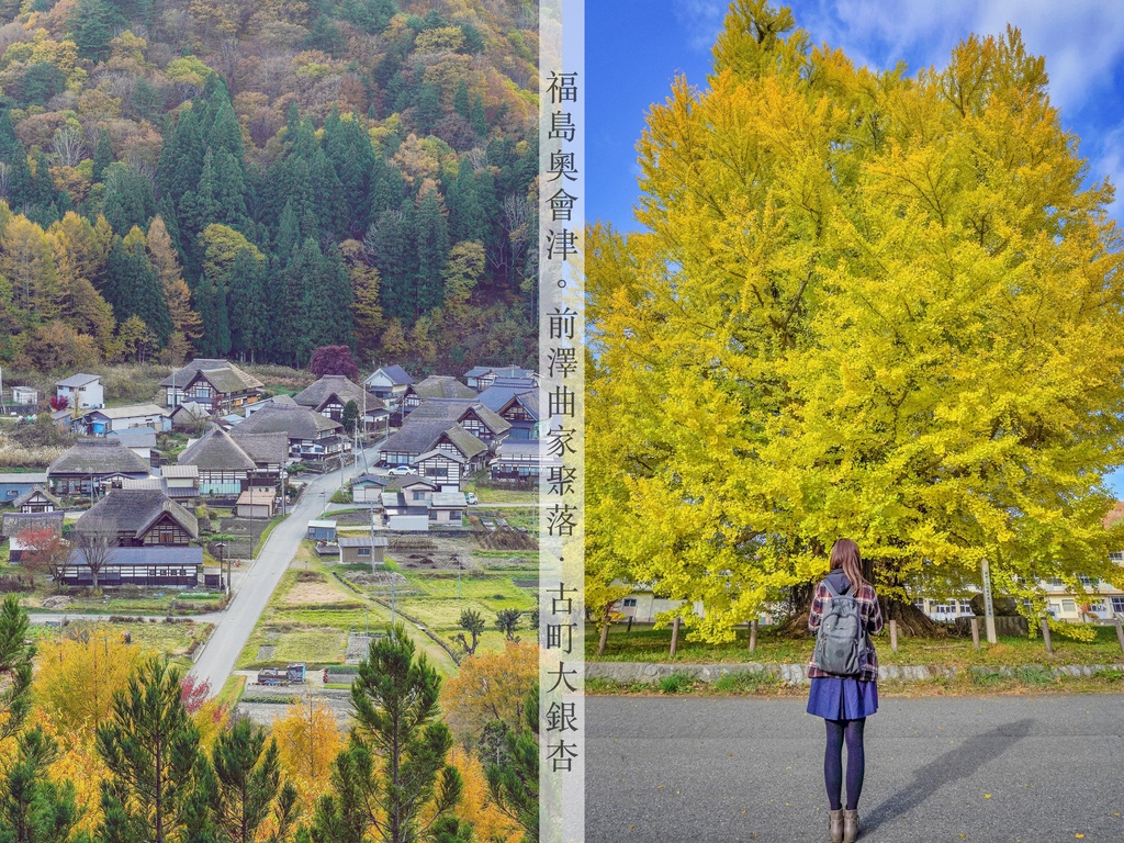 福島自駕旅行提案 | 奧會津南會津町秋季景點。舊伊南小學校古町大銀杏、前澤曲家聚落 | 美食推薦 : 道の駅 山口温泉きらら289 @嘿!部落!