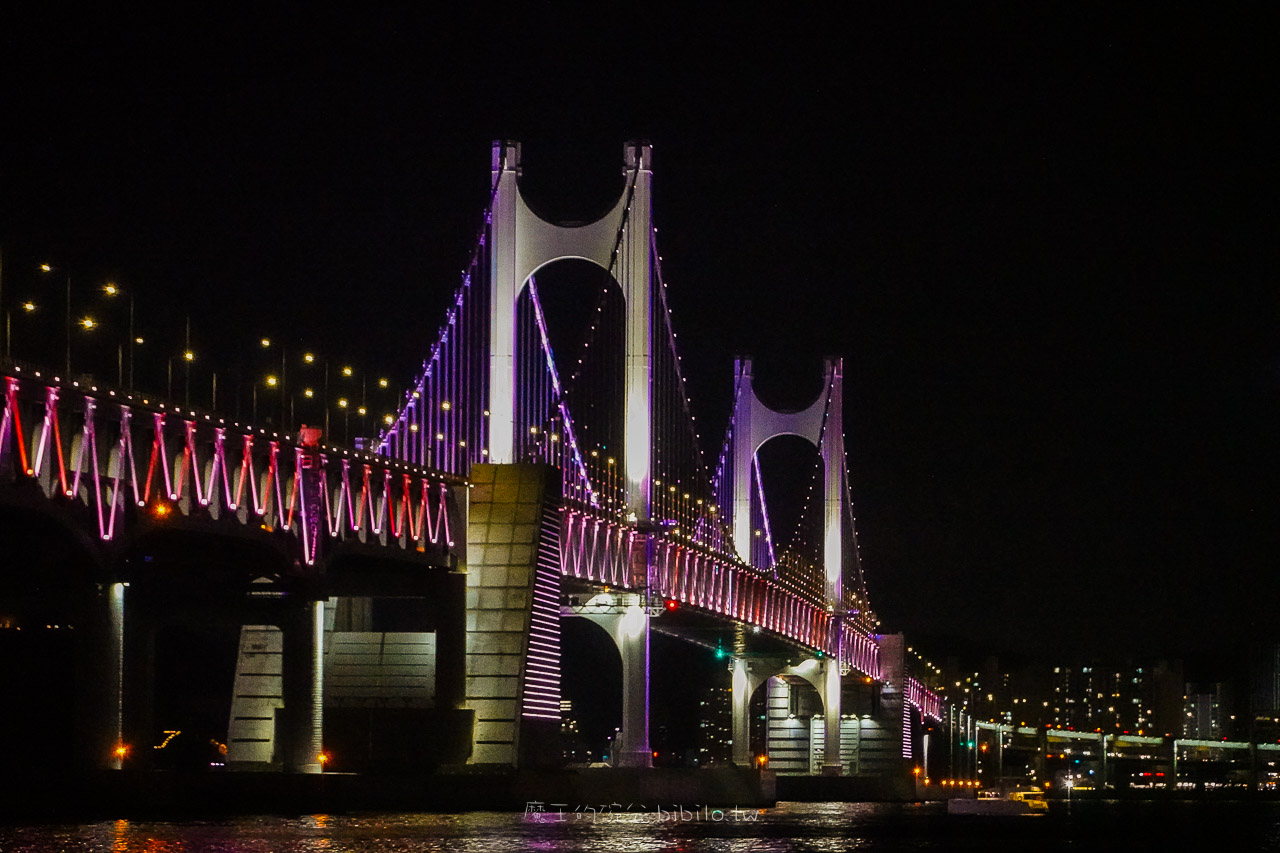 釜山旅遊  海雲台 Haeundae River Cruise 遊艇 浪漫夜景巡禮 廣安大橋 新世界百貨 @嘿!部落!