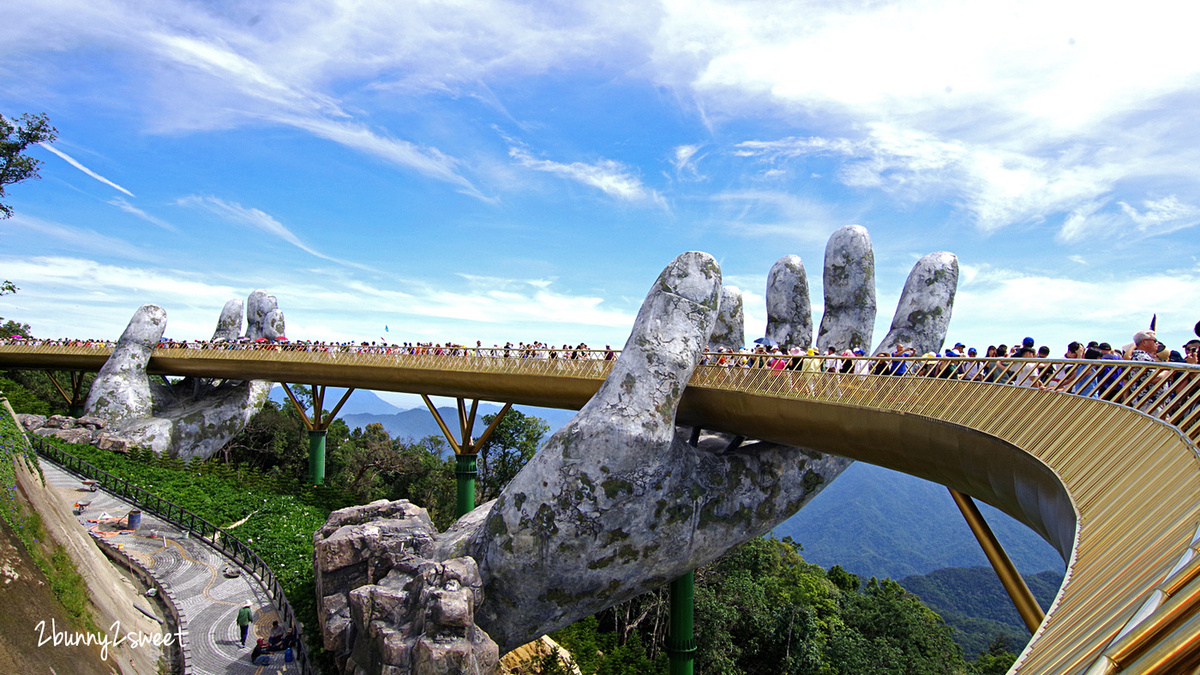 越南峴港景點》巴拿山 Sun World Ba Na Hills 詳盡地圖攻略～超震撼黃金佛手橋 x 好好拍歐洲古城法國村 x 嗨翻天大型室內遊樂園 x 超長高空纜車&amp;高山過山車 @嘿!部落!