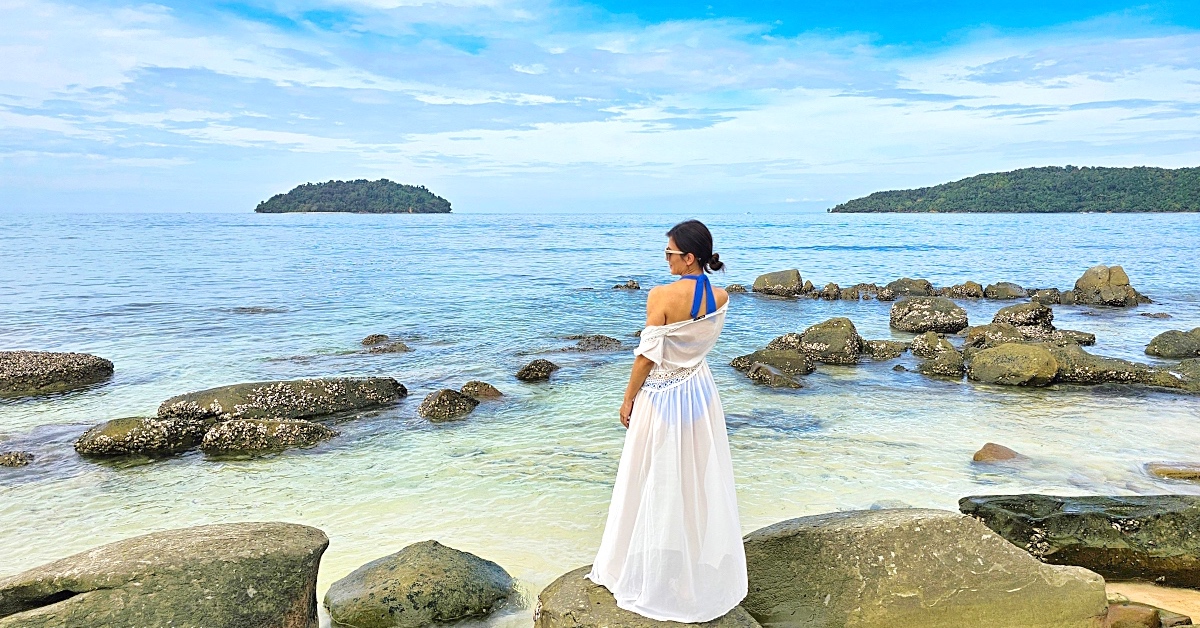 沙巴跳島【馬穆迪島 Mamutik Island】亞庇市區哲斯頓港 15 分鐘就可抵達的夢幻海島 @嘿!部落!